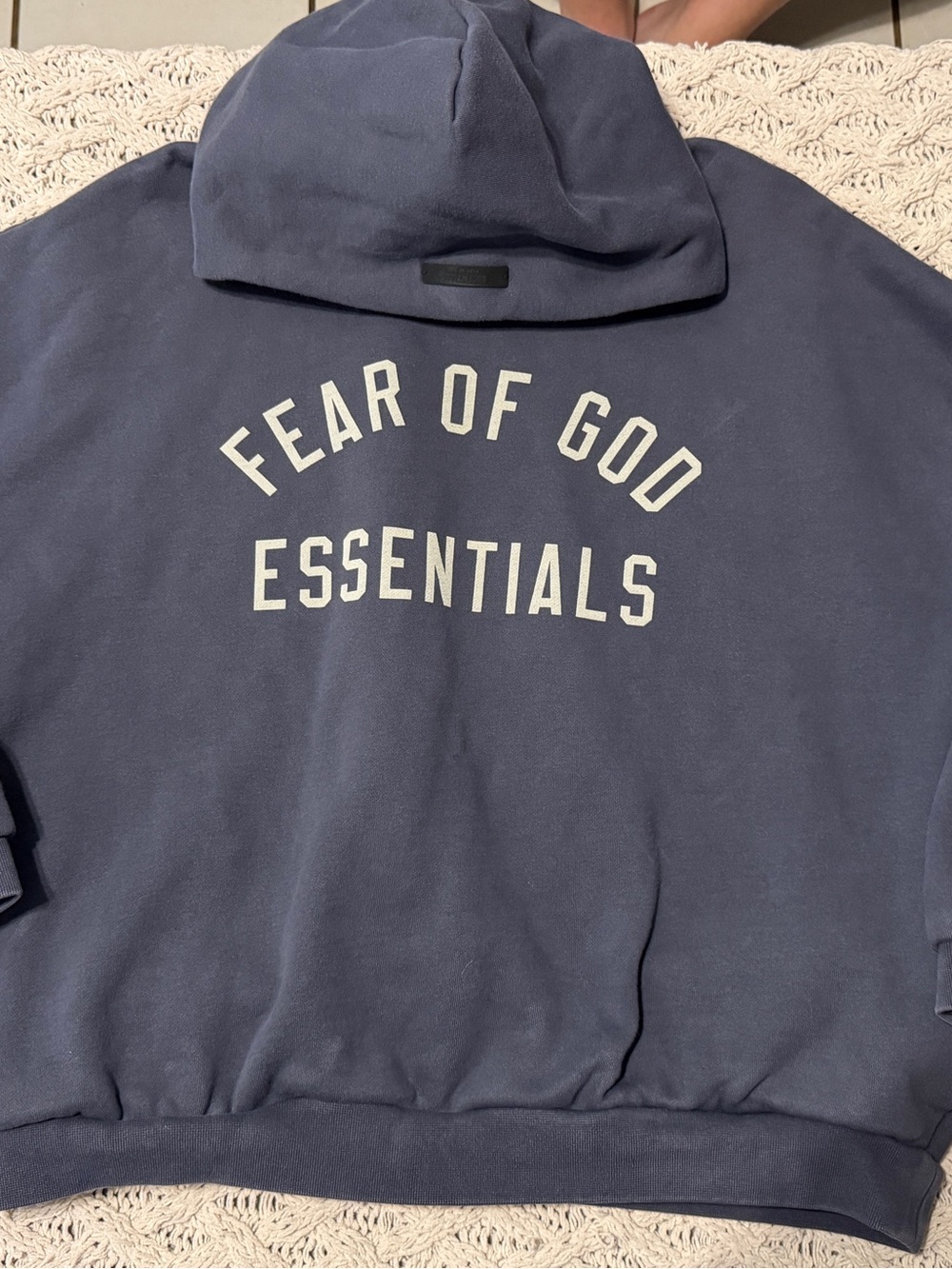 Fear of God Essentials Navy Crewneck Sweatshirt
